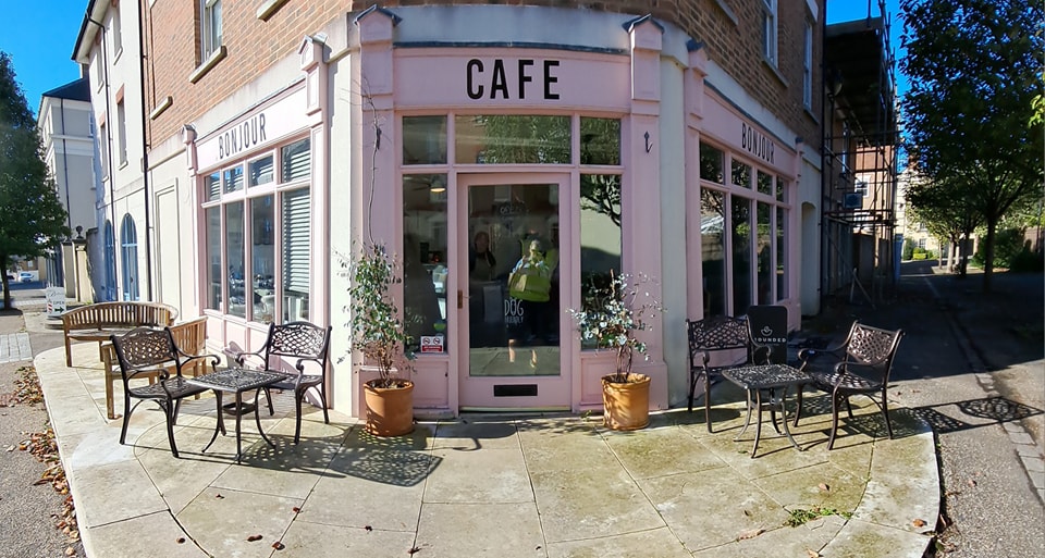 Our cafe in Poundbury